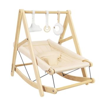 Beebi lamamistool Tulano Moon 45, arendava mängukaarega 2 ühes, 87 × 17 × 27 cm