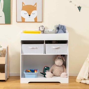 Baby changing table, 2 drawers, 82.5 × 90 × 48 cm