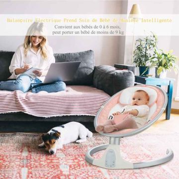 Electric baby swing, 5 swing modes, 75 × 64 × 71 cm