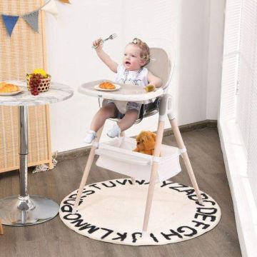 Baby high chair, 3 in 1, Gray, 64 × 55 × 104 cm