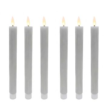Набор конических LED-свечей Relaxdays, 6 шт