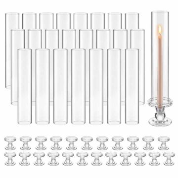 Kooniliste küünalde küünlajalad VEVOR, 24 tk, Ø86 × 390 mm
