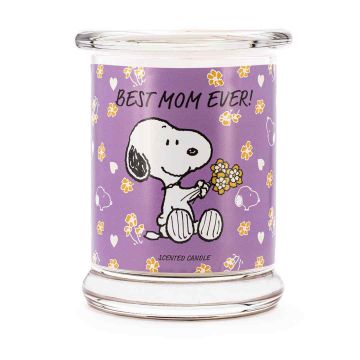 Ароматическая свеча Peanuts™, аромат «Best Mom ever», Ø 6 × 7 см