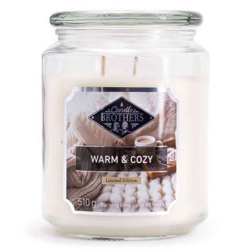 Lõhnaküünal Candle Brothers, 1 tk, Valge, Ø 10 × 15 cm