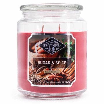 Lõhnaküünal Candle Brothers, 1 tk, Punane, Ø 10 × 15 cm