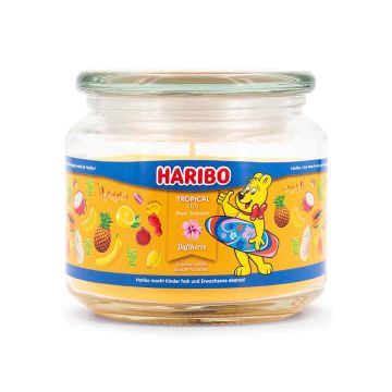 Ароматическая свеча Haribo, 300 г, Tropical Fun, 10 × 9,5 × 10 см