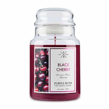 Ароматическая свеча Purple River, «Black Cherry», 10 × 18 × 10 см