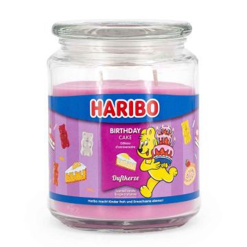 Ароматическая свеча „Haribo™“, „Birthday Cake“, 10 × 13 × 10 см