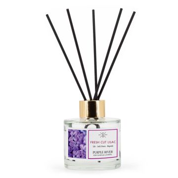 Lõhnadifuuser „Purple River“, 100 ml, Fresh Cut Lilac, 7 × 7 × 7 cm