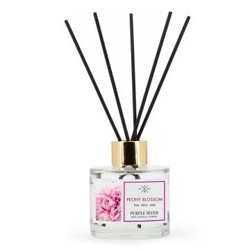 Lõhnadifuuser Purple River, 100 ml, Peony Blossom, 7 × 7 × 7 cm