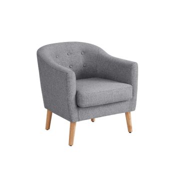 Tugitool 69x68,5x77cm., hall/helepruun