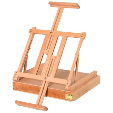 Kohvri-tüüpi molbert, 42 × 36 × 12,5 cm