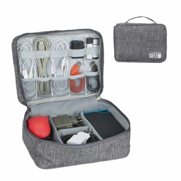 Juhtmete organiseerija Relaxdays 10030864.0, 11 × 25 × 20 cm