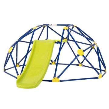 Climbing dome with slide, 243.84 × 182.88 × 91.44 cm