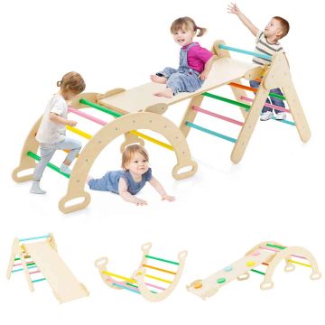 Climbing set, 2 in 1, Multicolored