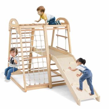 Climbing set, 8 in 1, 198 × 105 × 124 cm