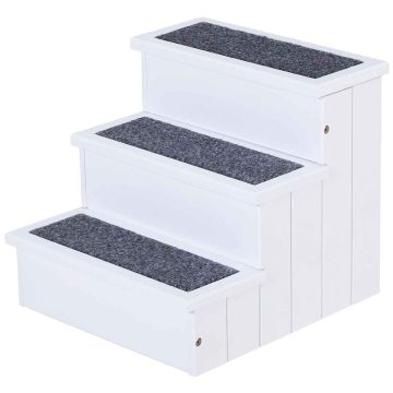 Lemmiklooma trepp, 3 astet, 40,5 × 38 × 44,5 cm