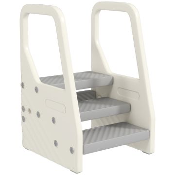 Laste trepp Aiyaplay 43x42x65.5cm., valge/hall
