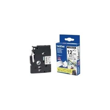 Lamineeritud painduv lint Brother TZe-FX231, 8 m, must/valge