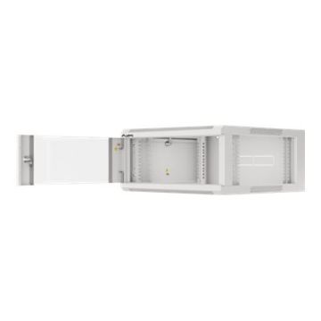 Lanberg | Rack cabinet 19" wall-mounted 4U 600 fast assembly (flat pack) | WFFA-5604-10S | Grey