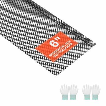 Vihmaveerenni kaitse VEVOR JQ-TG07, 40 tk, Must, 914,4 × 152,4 × 19,7 mm