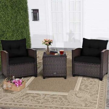Outdoor furniture set, 3 pieces