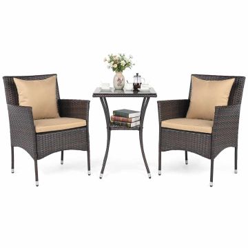 Outdoor furniture set, 3 pieces