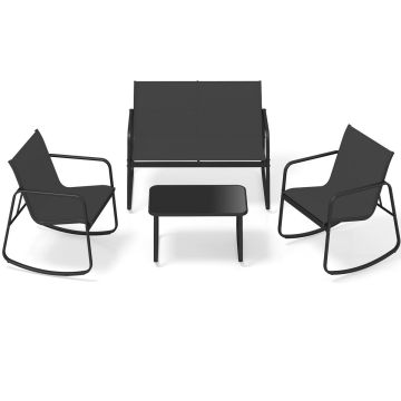 Outdoor furniture set, 4 pieces