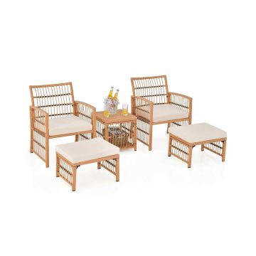 Outdoor furniture set, 5 pieces