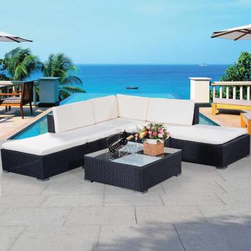 Outdoor furniture set, 6 pieces