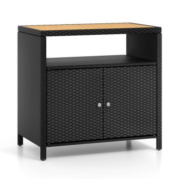 Outdoor storage cabinet, 2 doors, 90.17 × 86.36 × 53.34 cm