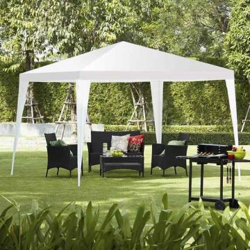 Outdoor tent, White, 300 × 300 × 255 cm