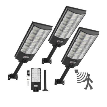 Välitingimuste päikese LED-tänavavalgustid VEVOR RBTYNLD-002, 3 tk