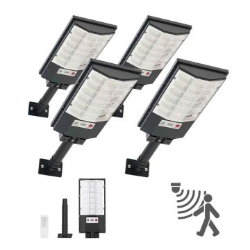 Päikeseenergia välivalgustid VEVOR RBTYNLD-004, 4 tk, 33,5 × 23,5 × 24,3 cm