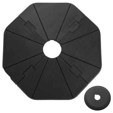 Outdoor umbrella base, 4-piece, 116.84 × 109.22 × 7.62 cm
