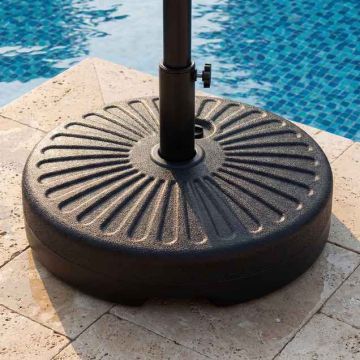 Outdoor umbrella stand, 2 adapters, 51 × 51 × 31 cm