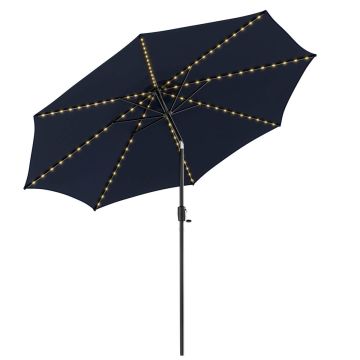 Outdoor umbrella, 112 LED lights, Ø 304.8 × 259.08 cm