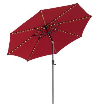 Outdoor umbrella, 112 LED lights, Ø 304.8 × 259.08 cm