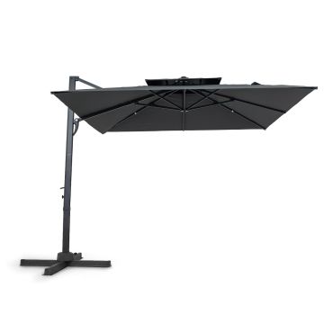 Outdoor Umbrella, 8 Rods, Gray