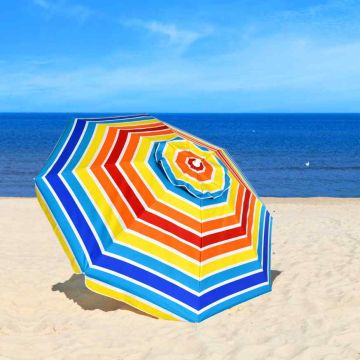 Outdoor umbrella, with adjustable angle, Ø 220 × 220 cm