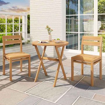 Outdoor table, foldable