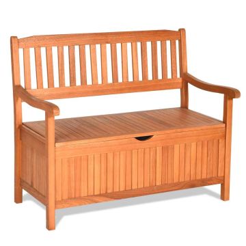 Outdoor bench, 125 l, 106.68 × 58.42 × 90.17 cm
