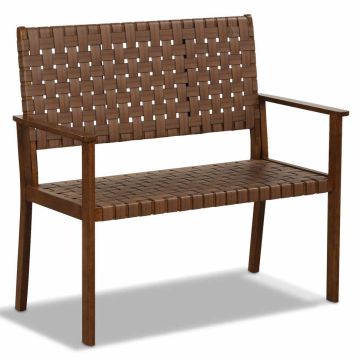 Outdoor bench, 2-seater, 108 × 101 × 57 cm