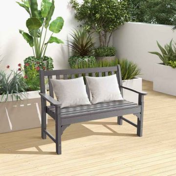 Outdoor bench, 2 seats