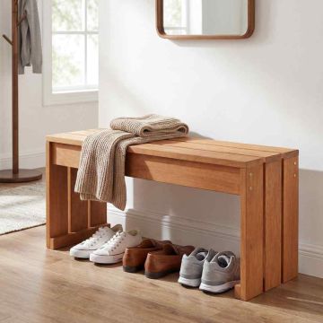 Outdoor bench, 90.17 × 43.18 × 30.48 cm