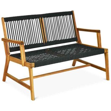 Outdoor bench, two-seater, 118.11 × 81.28 × 75 cm