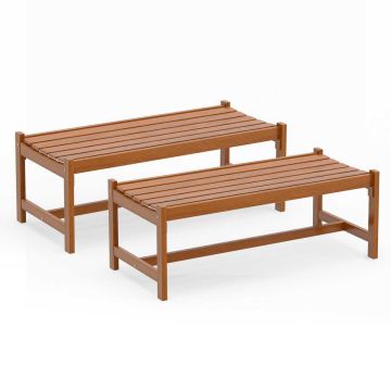 Outdoor Bench, 2-Seater, 111.76 × 41.91 × 50.8 cm