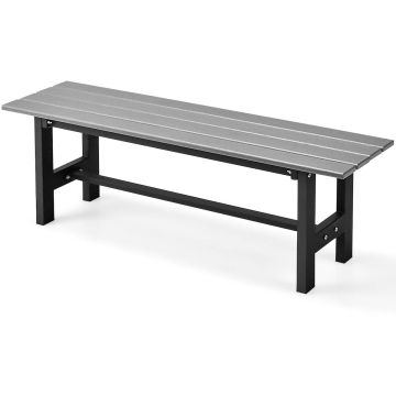 Outdoor bench, Brown/gray/black, 119.38 × 40.64 × 35.56 cm