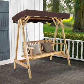 Outdoor swing, 2 places, 204 × 167 × 136 cm