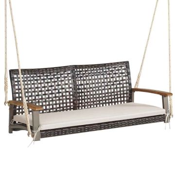 Outdoor swing, two-seater, 130.8 × 68.6 × 54.6 cm